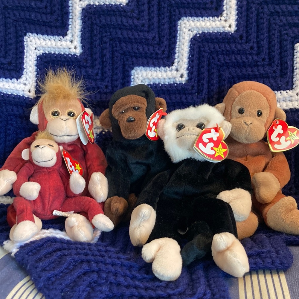 Beanie Babies- Monkeys